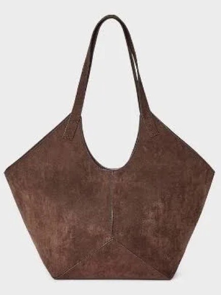 Universal Thread Slouchy Faux Leather Tote Shoulder Bag